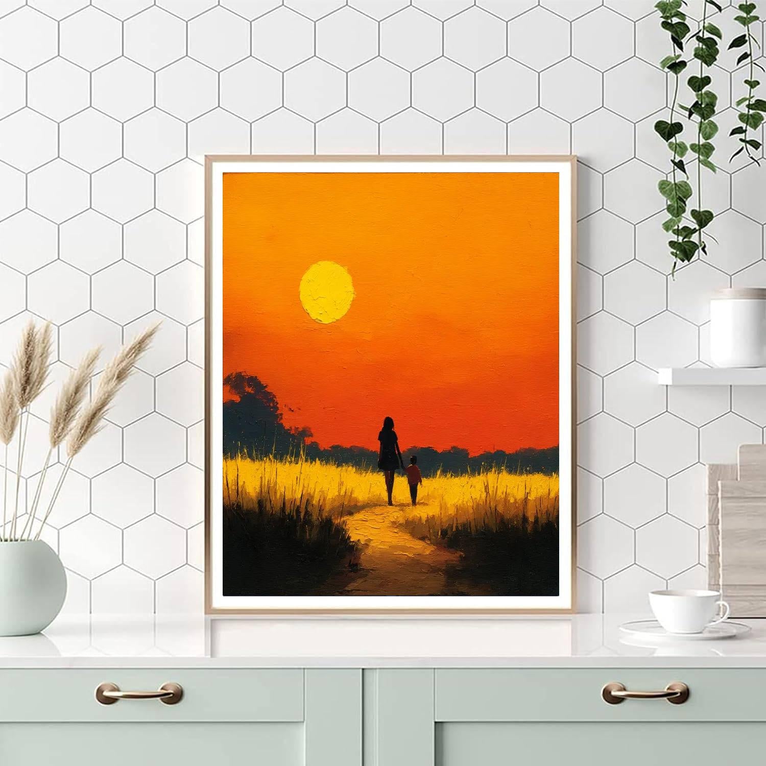 A Mother's Love Is Forever Paint By Numbers Kits