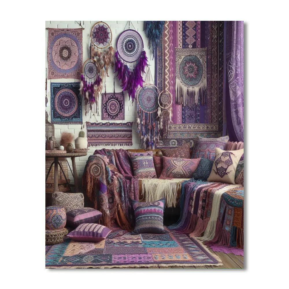 Groovy Bohemian Adventure Paint By Color