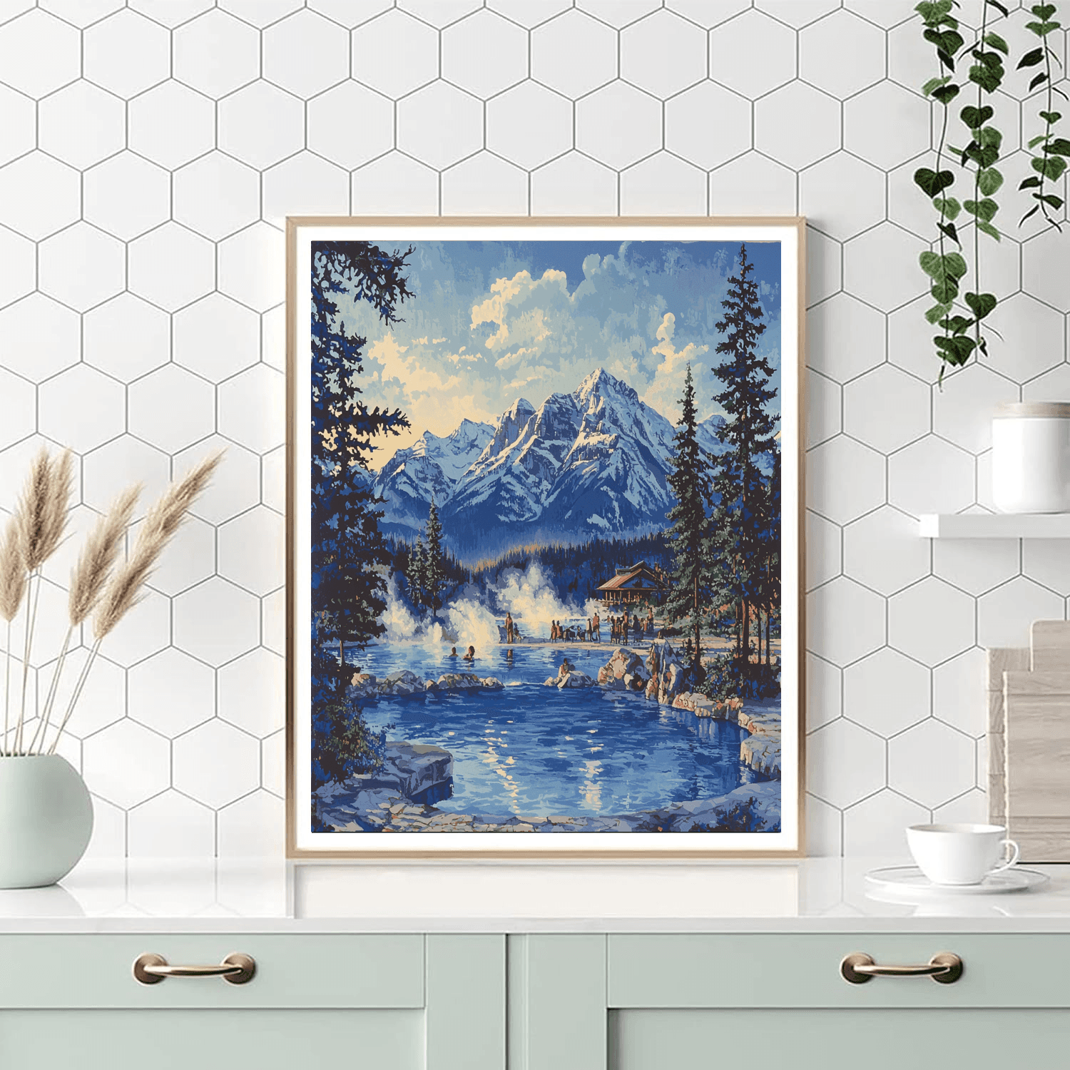 Banff Hot Springs Paint By Numbers Kits