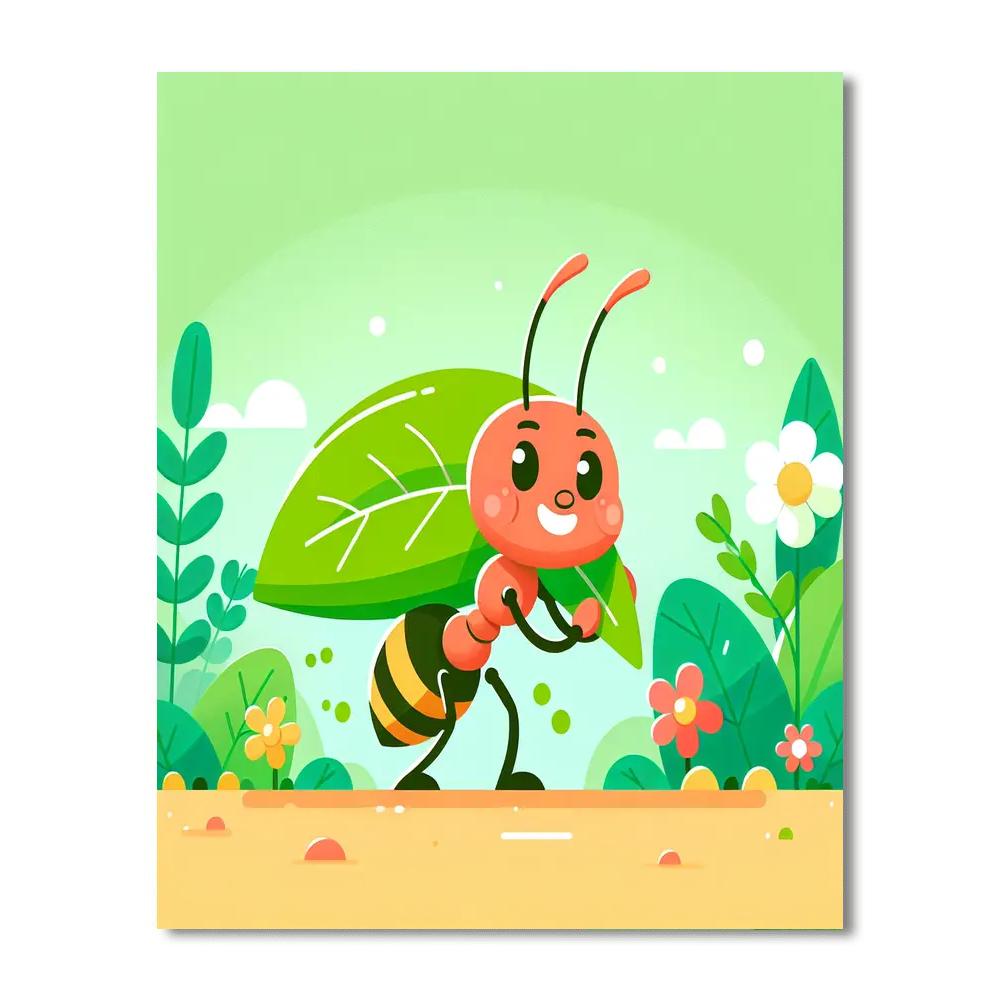 Curious Ant Painting By Numbers Kit
