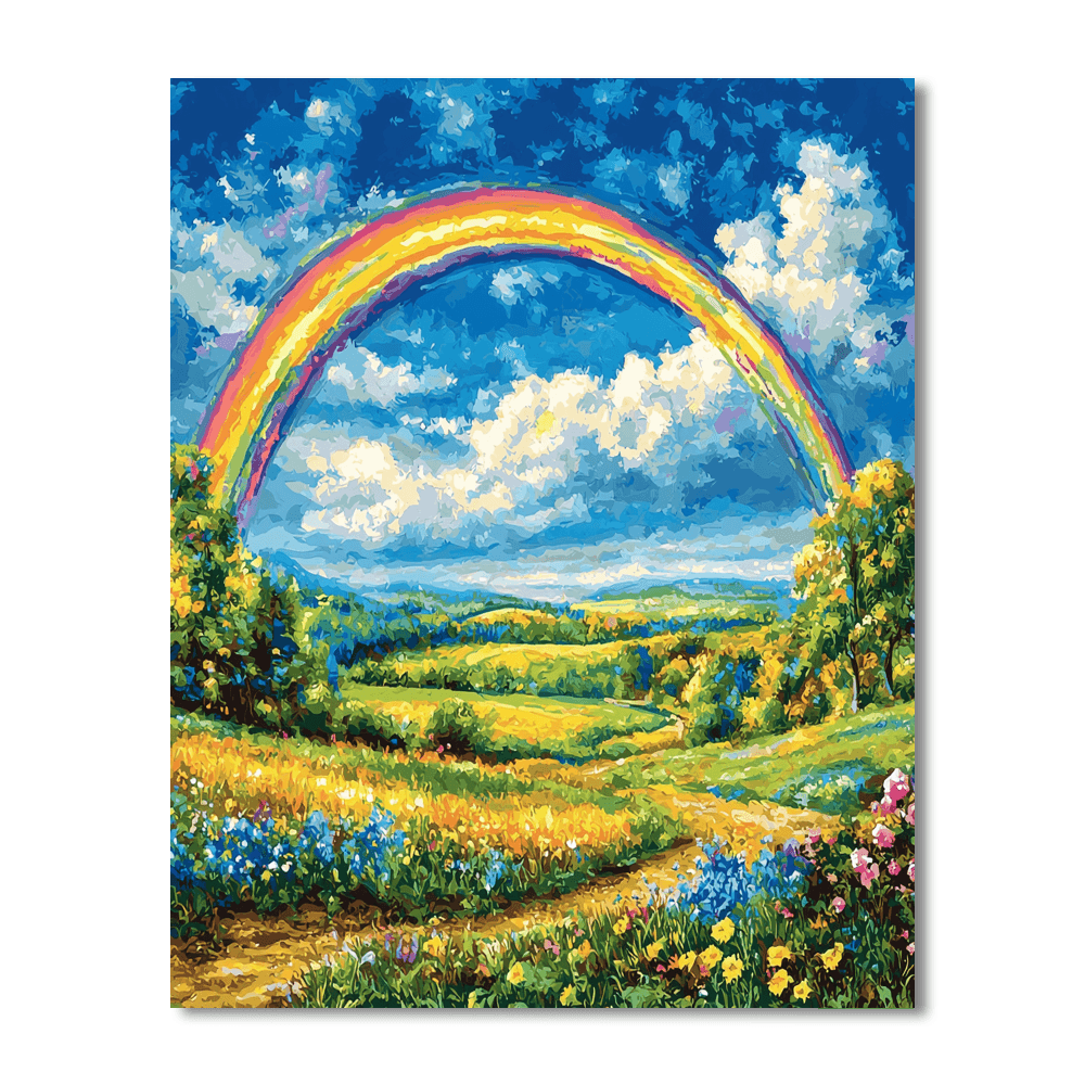 Claude Monet Inspired Chasing Rainbows Paint By Numbers Kits