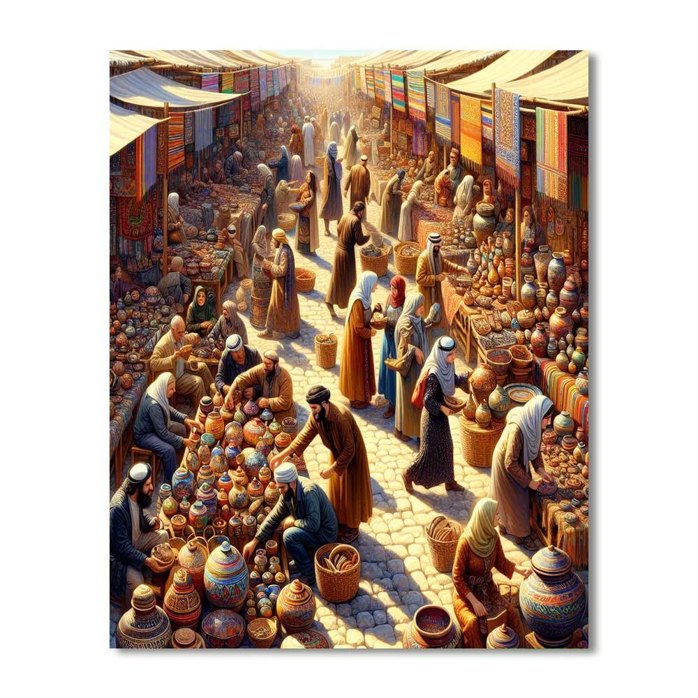 Artisan's Market Day Paint By Number