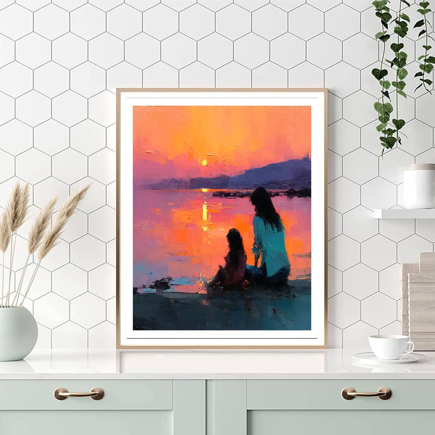 Sunset Beach Memories Painting Number Kit