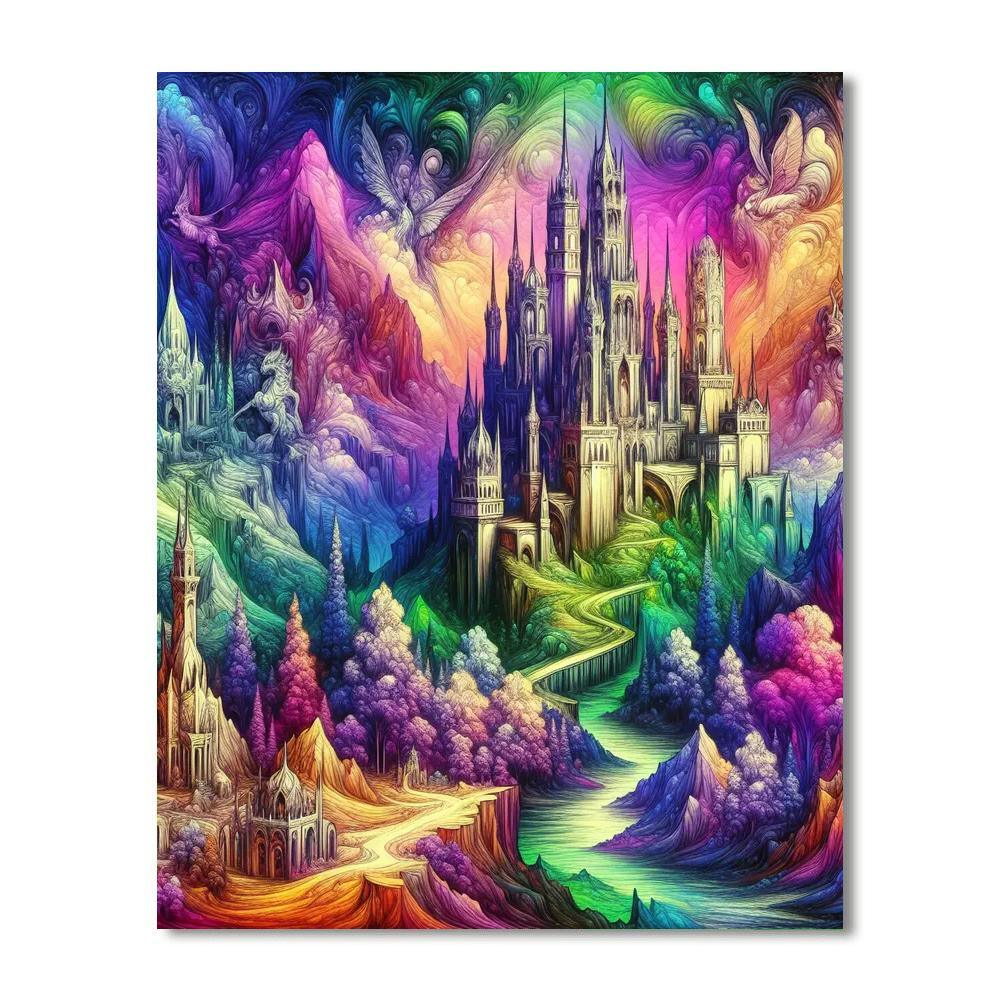 Fantasy World Portal Paint By Number