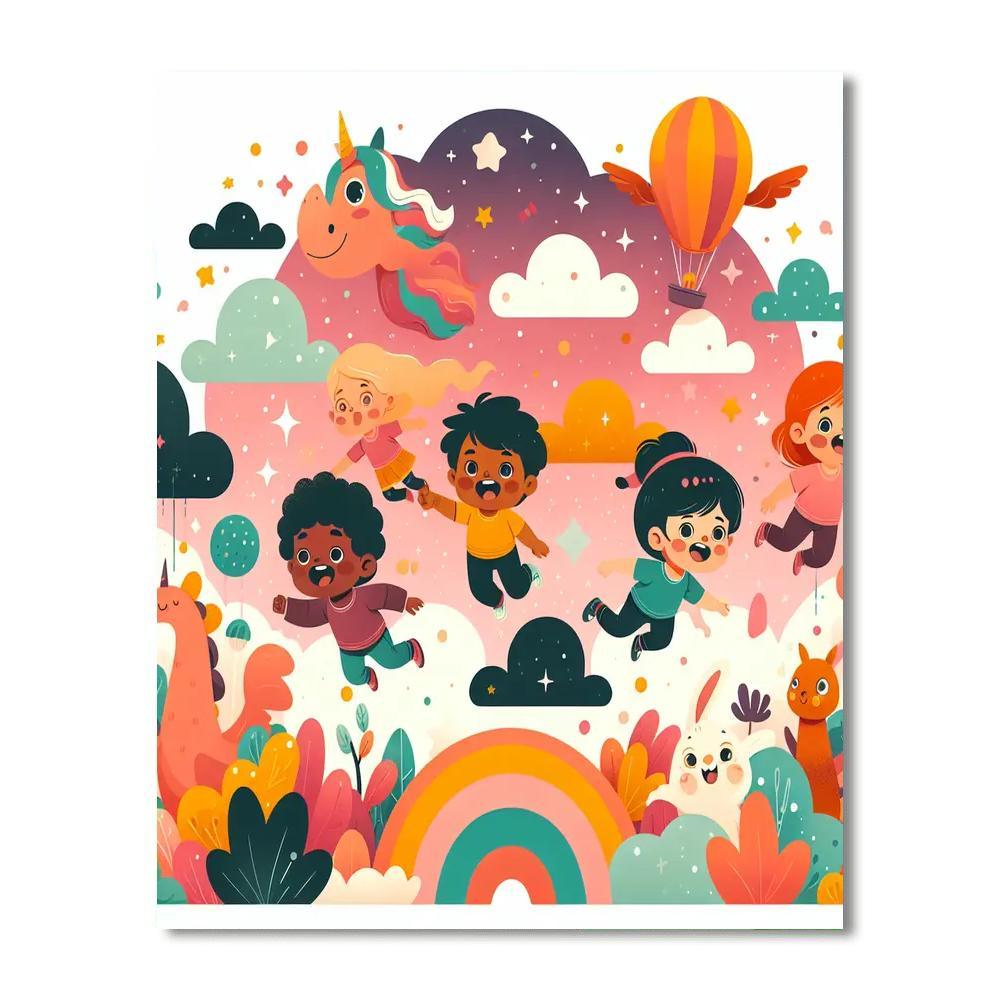 Dreamland Fantasy Flight Number Painting