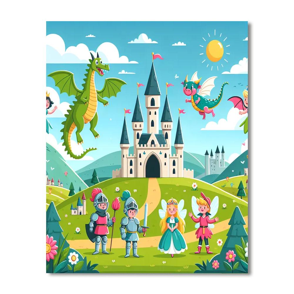 Fantastic Fairy Tale Paint By Color