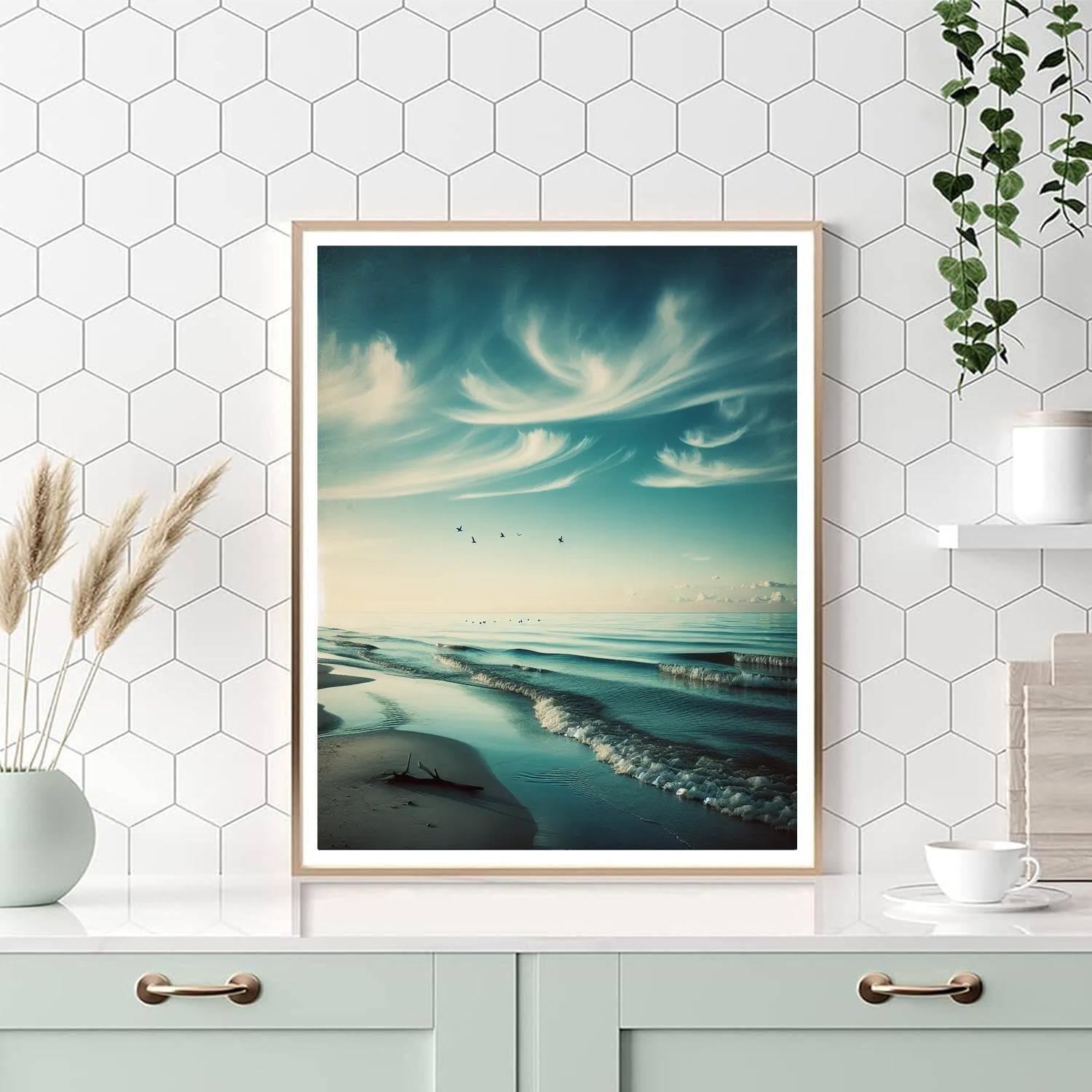 Seaside Tranquil Moment Paint By Numbers Art