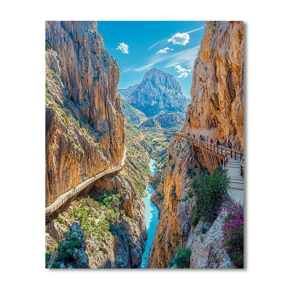 El Caminito Del Rey - Málaga Paint By Color