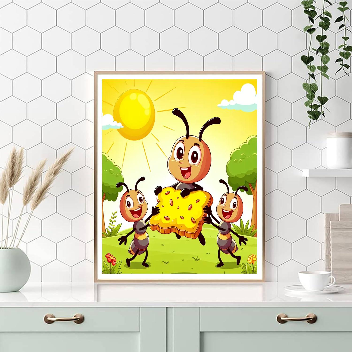 Silly Ants DIY Paint By Numbers