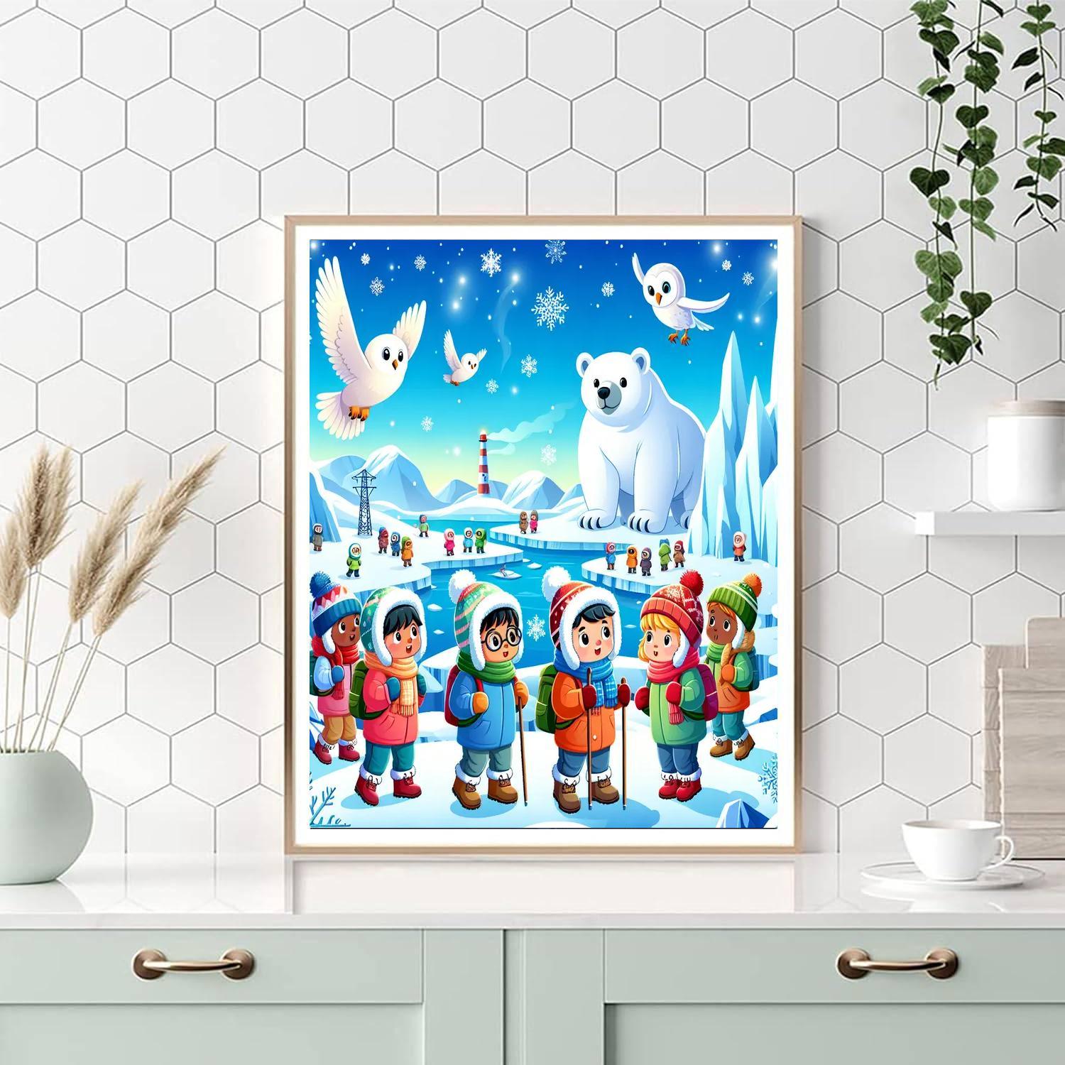 Arctic Adventure Quest Painting Number Kit