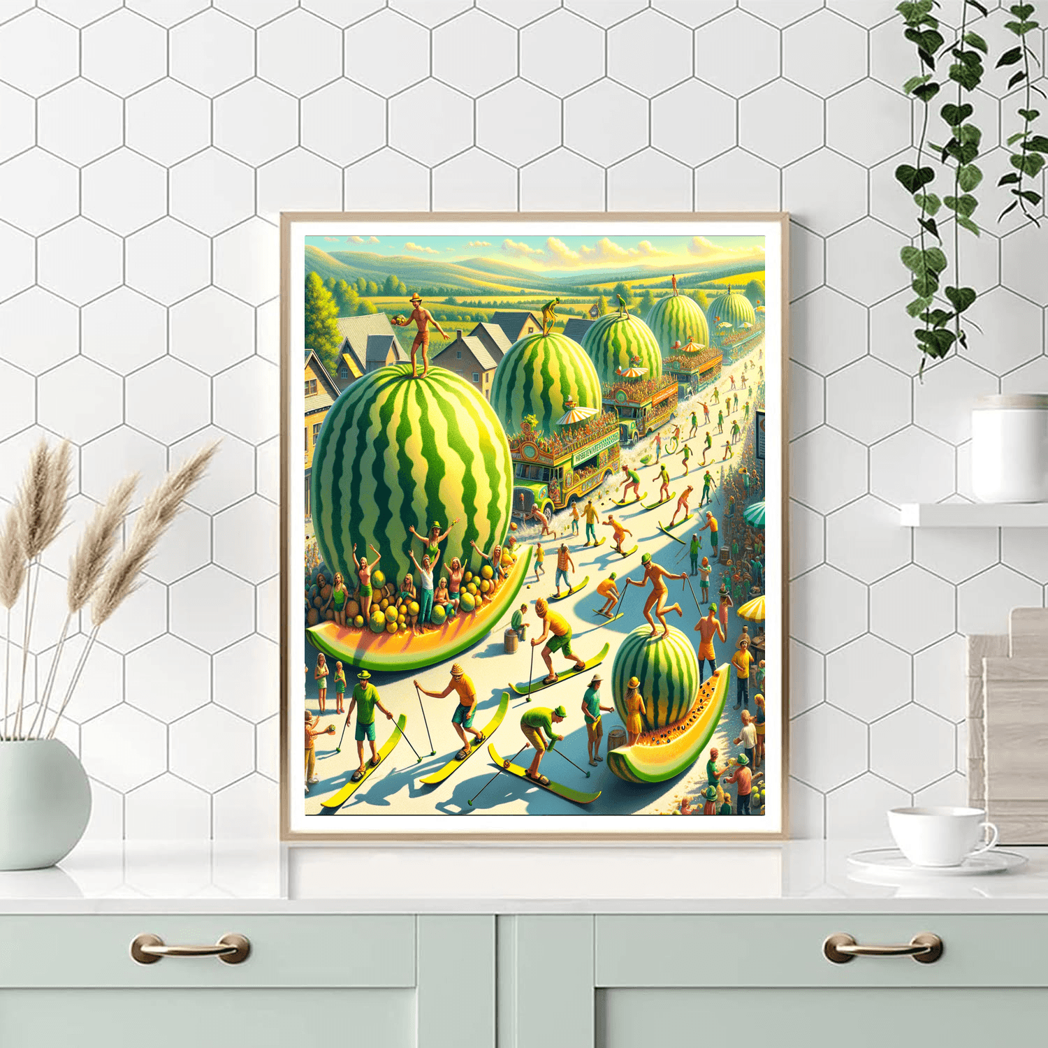 Melon Festival - Chinchilla, Australia Painting By Numbers Kit