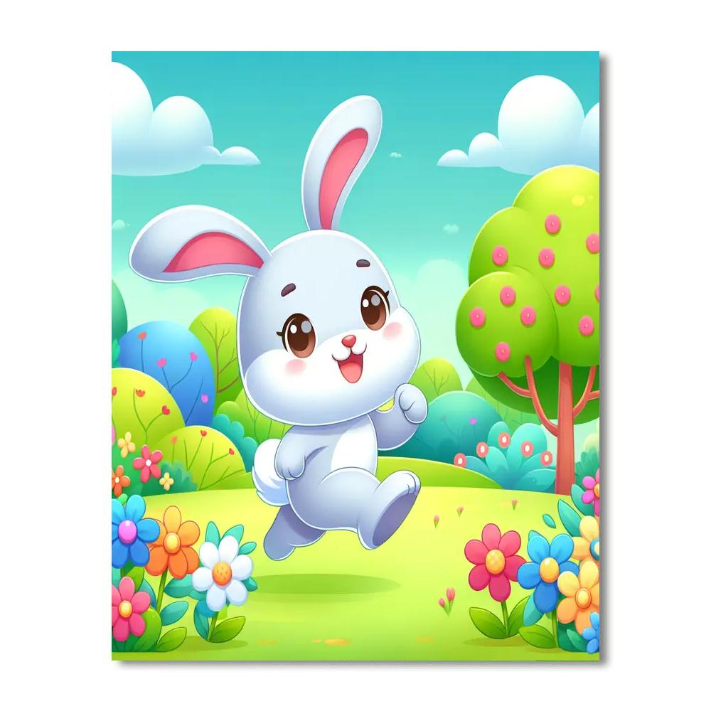 Bunny's Garden Escape Numbered Painting Kits