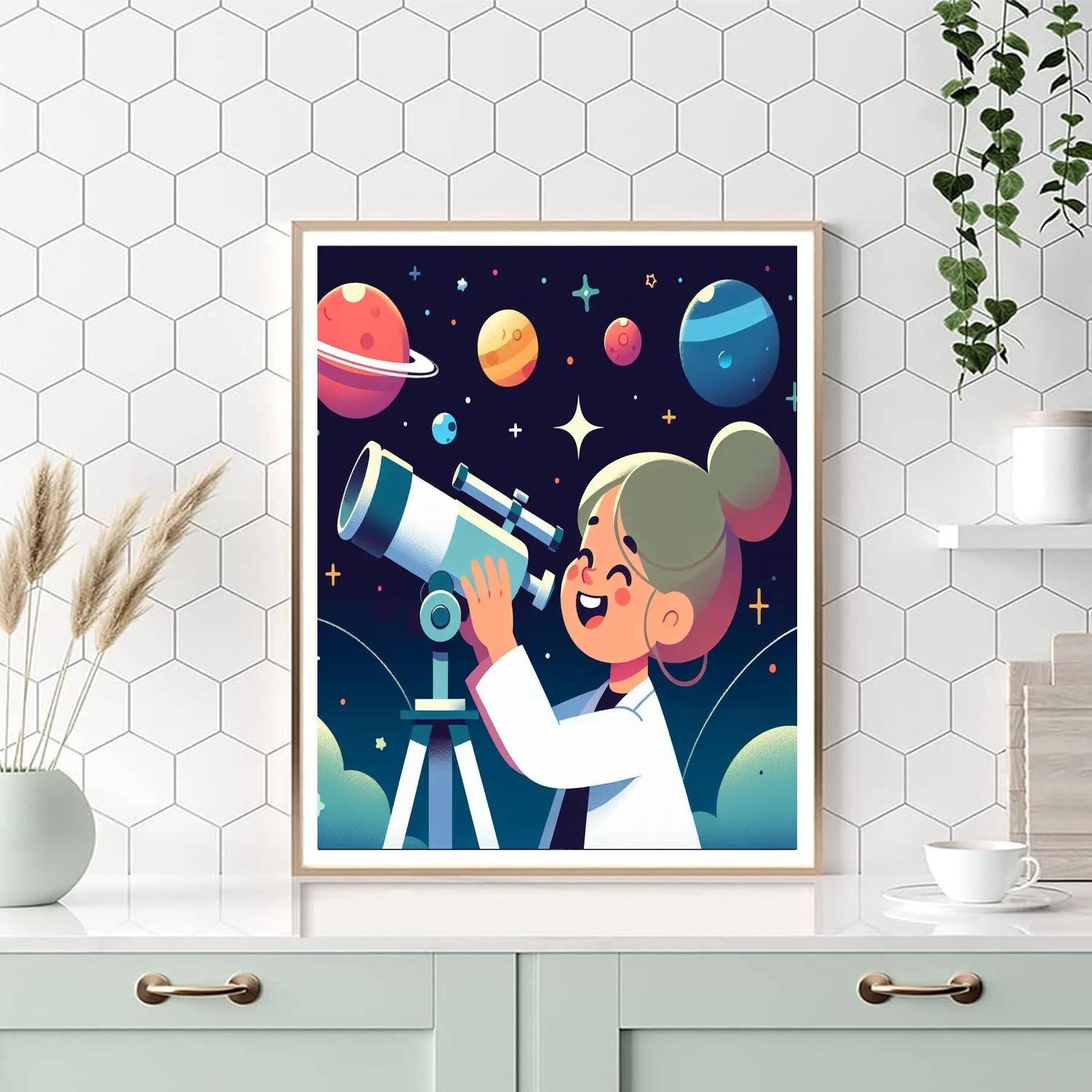 Space Science Adventure Paint By Numbers Kits