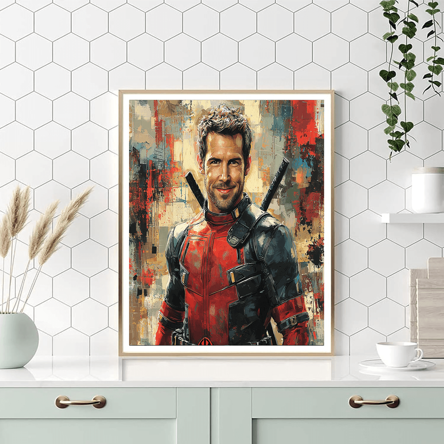 Ryan Reynolds: Unmasking The Wit Of Deadpool Paint By Number