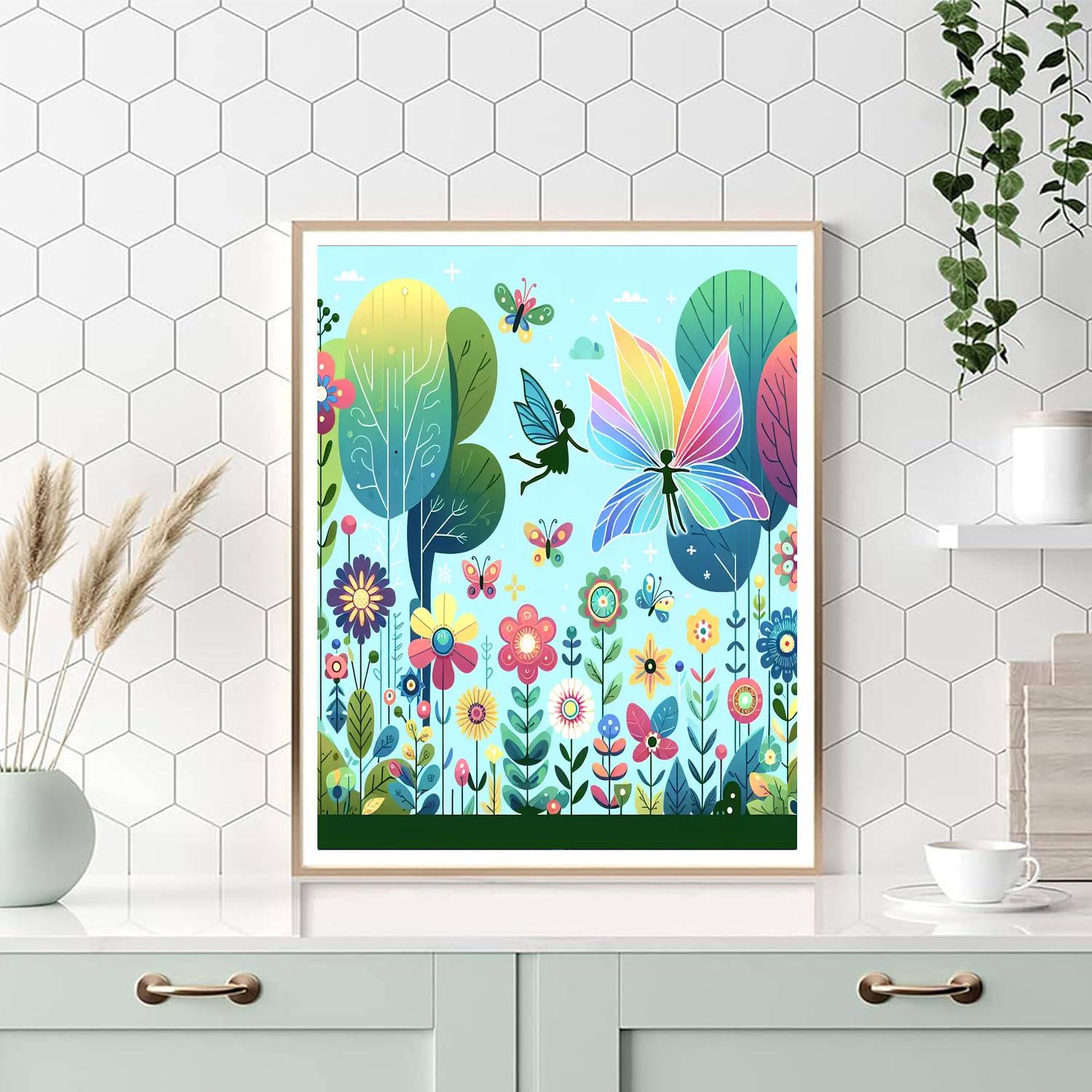 Dreamy Fairy World Paint By Numbers Art