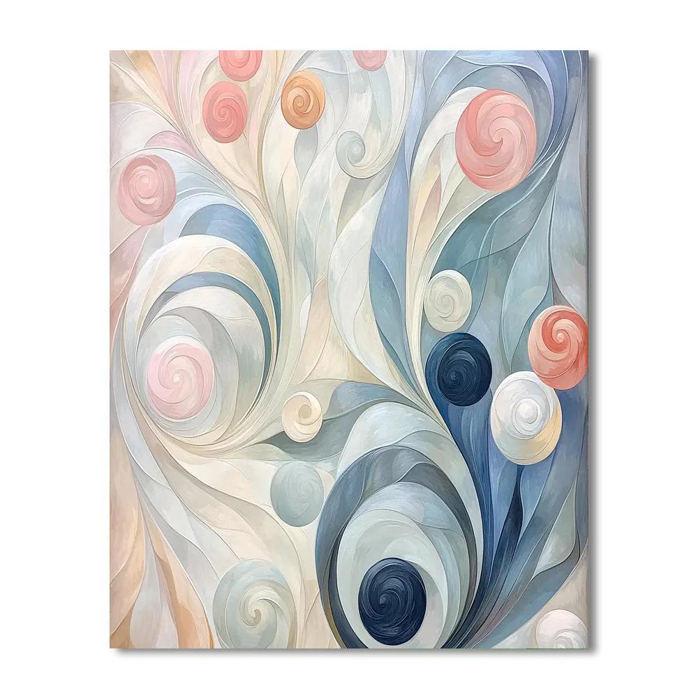 Alphonse Mucha Inspired Elegant Tendrils  Paint By Numbers Kits