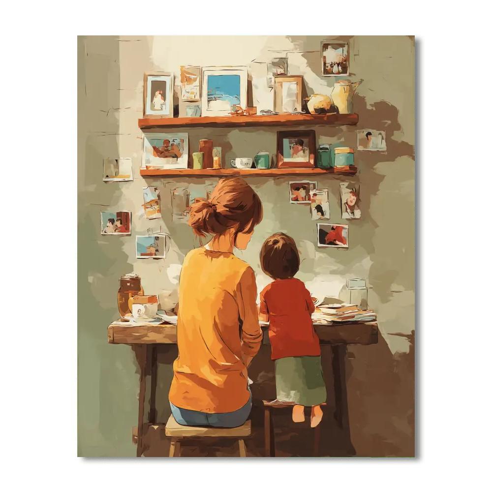 Mother’s Love Is Timeless Painting Number Kit