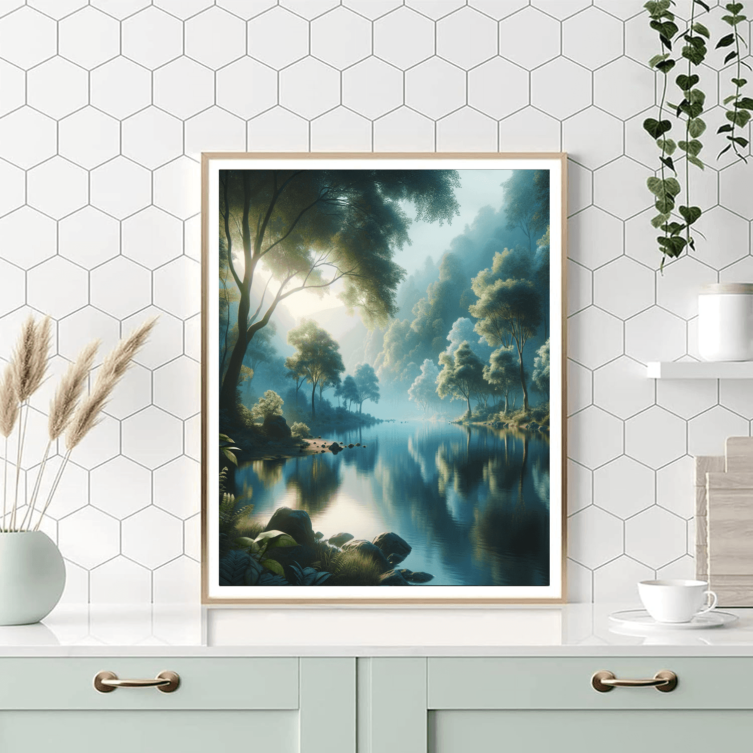 Serenity By The Lake Numbered Painting Kits
