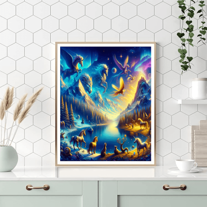 Fantasy Realm Adventure Paint By Number