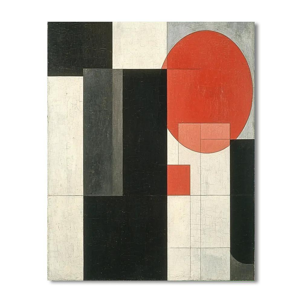 Kazimir Malevich Inspired Visionary Geometry  Paint By Color