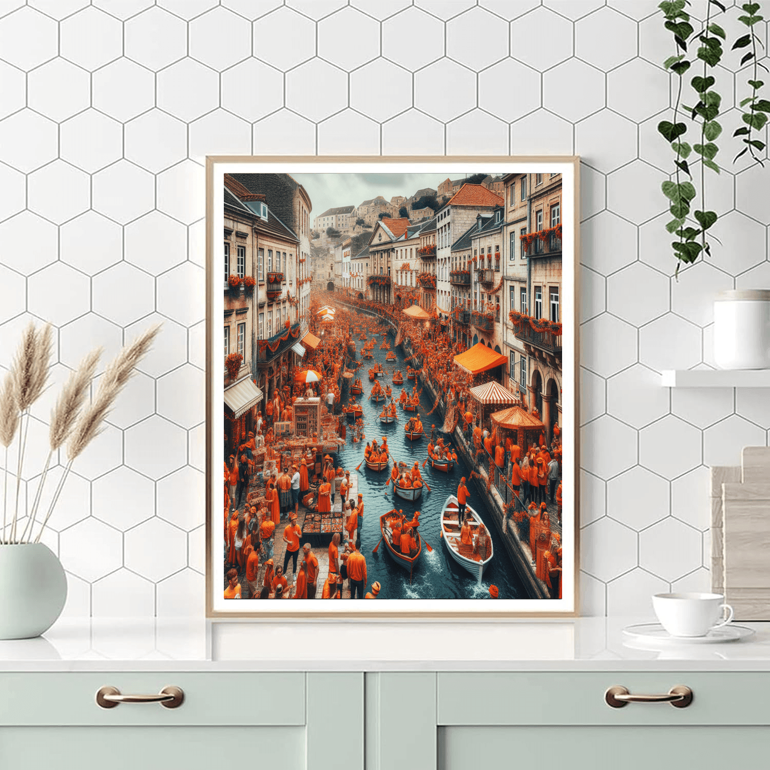 Koninginnedag (king's Day) - Netherlands Number Painting