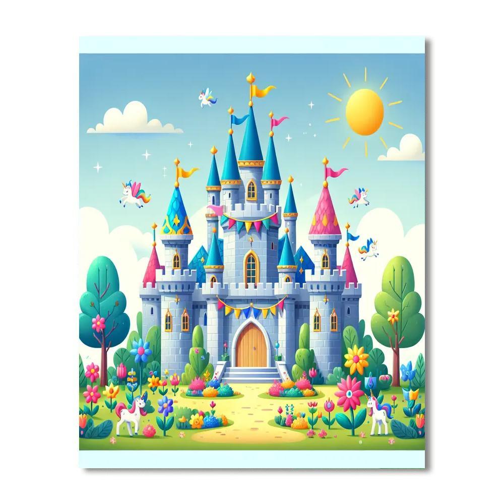 My Magical Castle Numbered Painting Kits