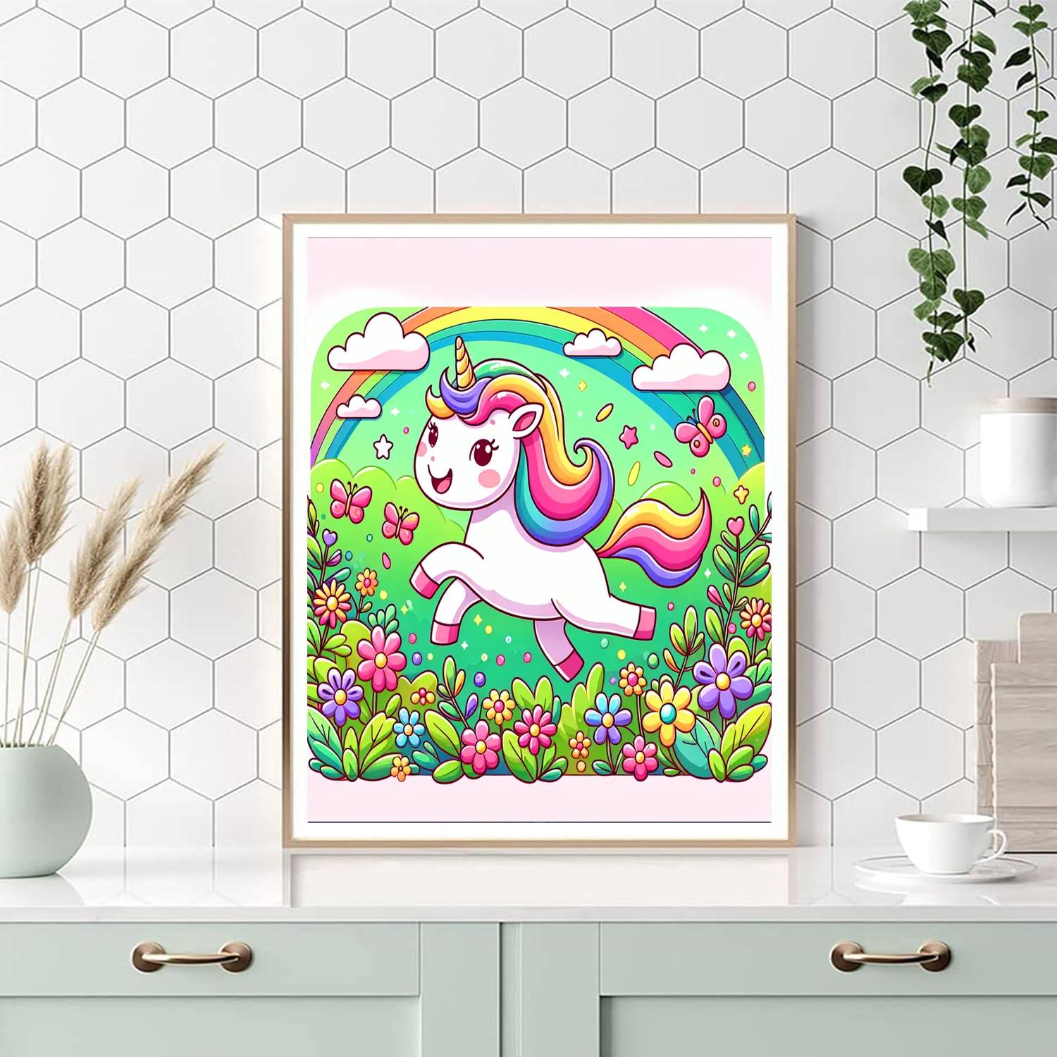 Whimsical World Of Unicorns Numbered Painting Kits