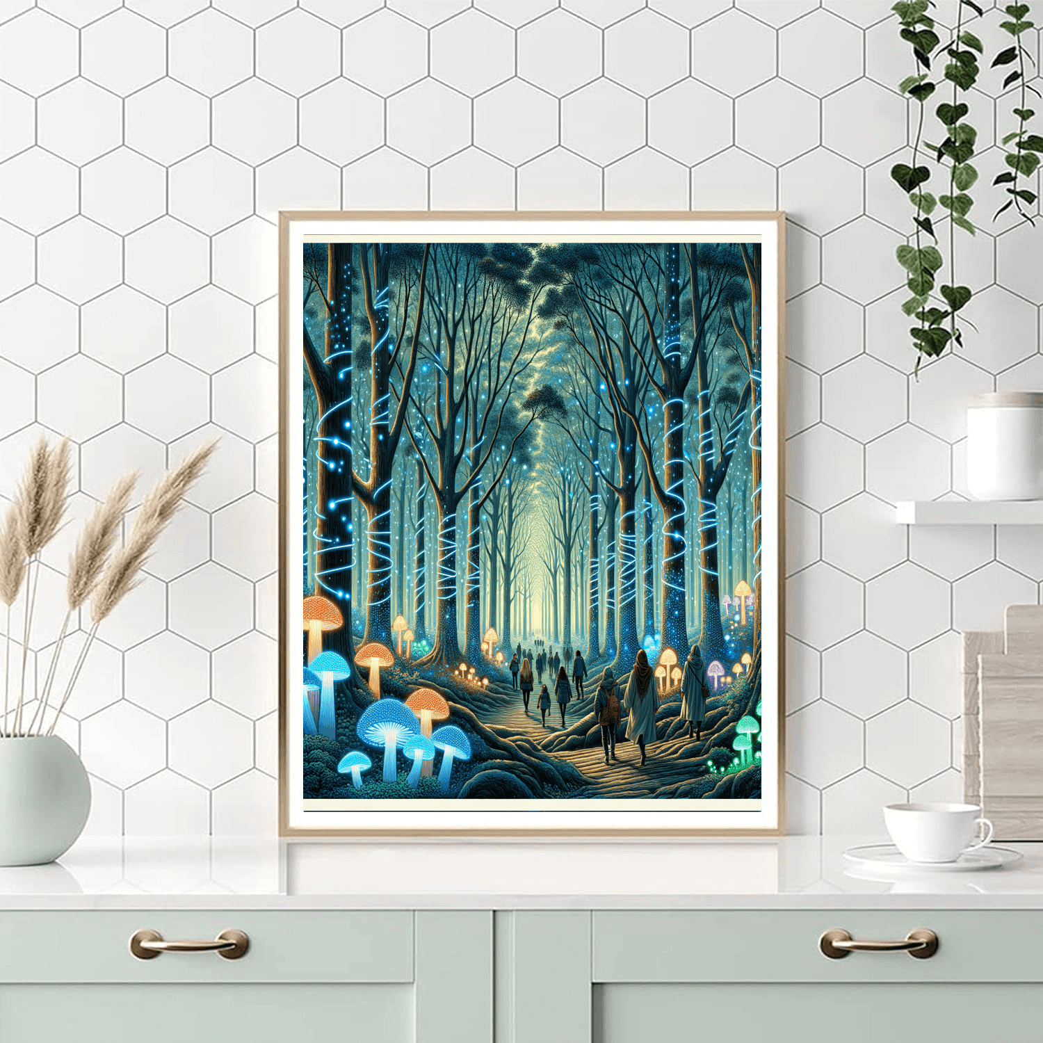 Enchanted Forest - Canada Number Painting