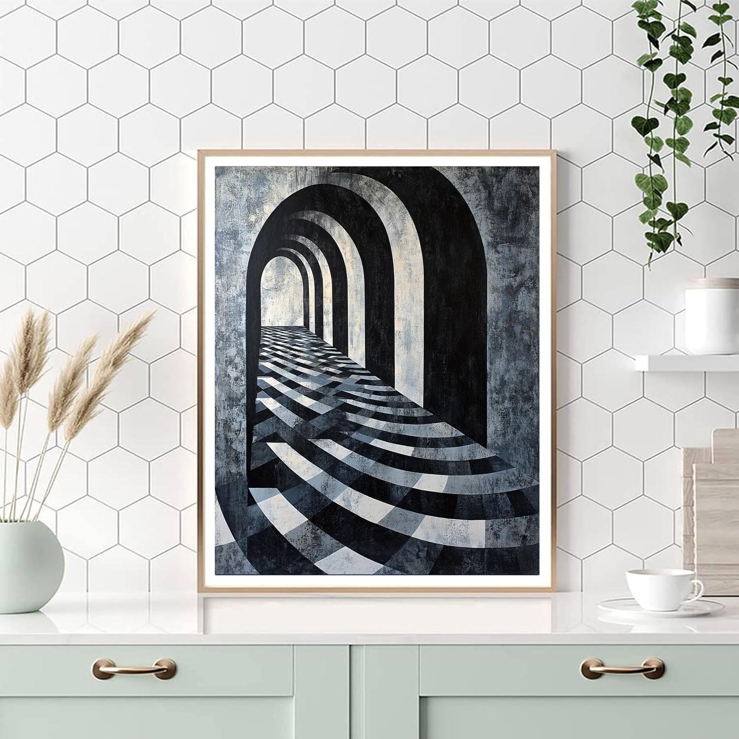 M.C. Escher Inspired The Interplay Of Shadows  Paint By Numbers