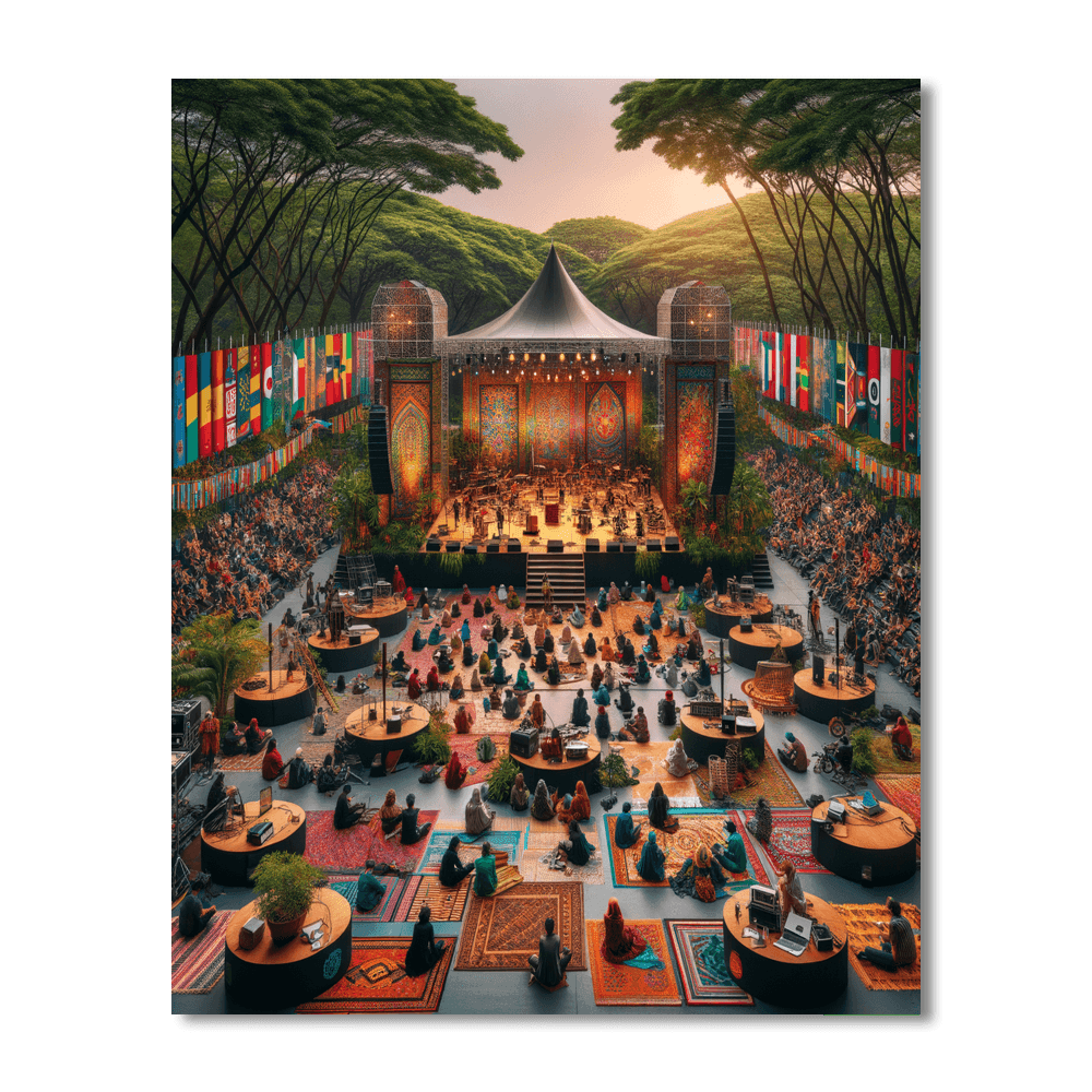 Womadelaide - Australia Painting By Numbers Kit