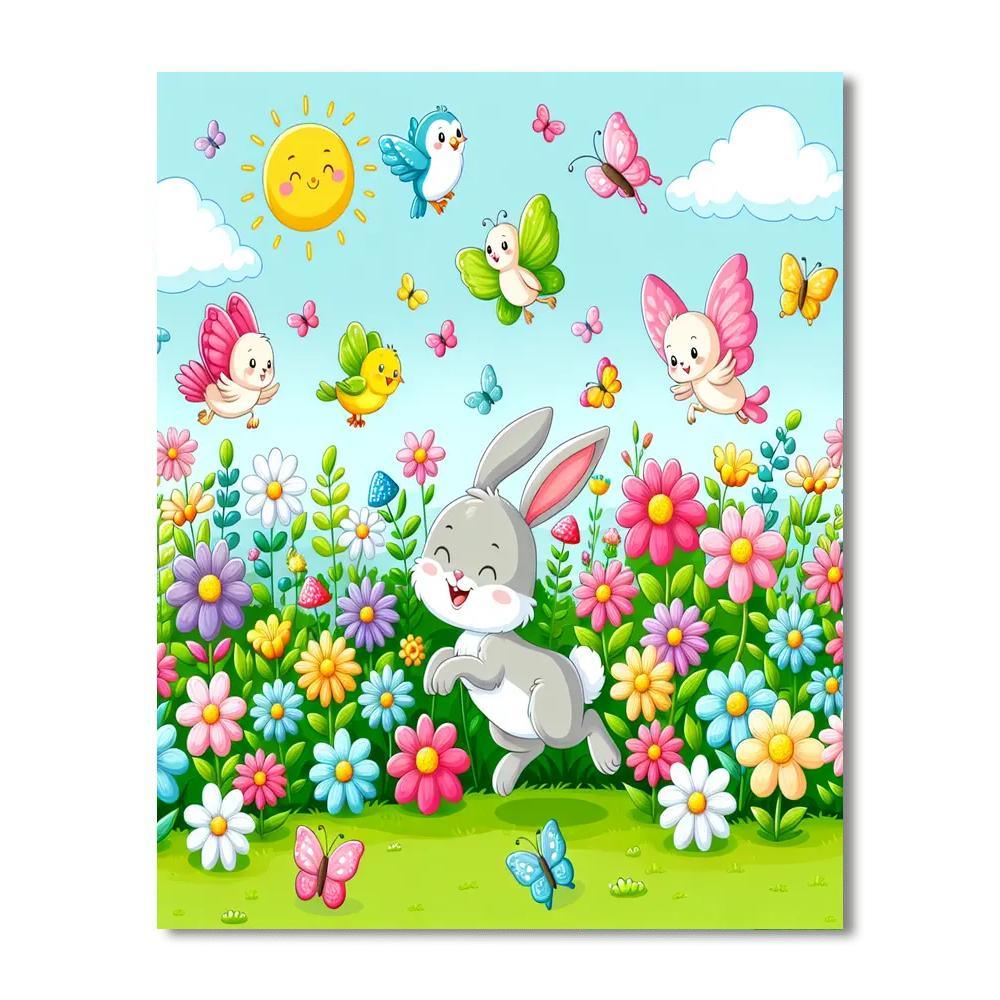 Charming Garden Adventure Paint By Numbers