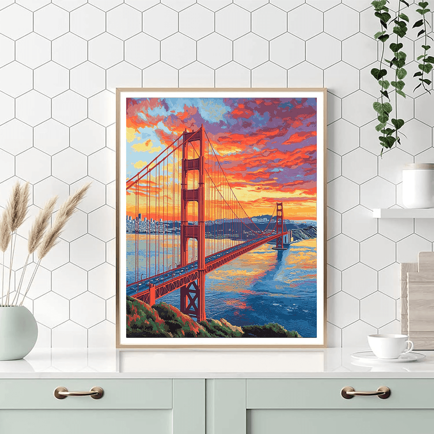 Golden Gate Bridge - San Francisco, Usa DIY Paint By Numbers