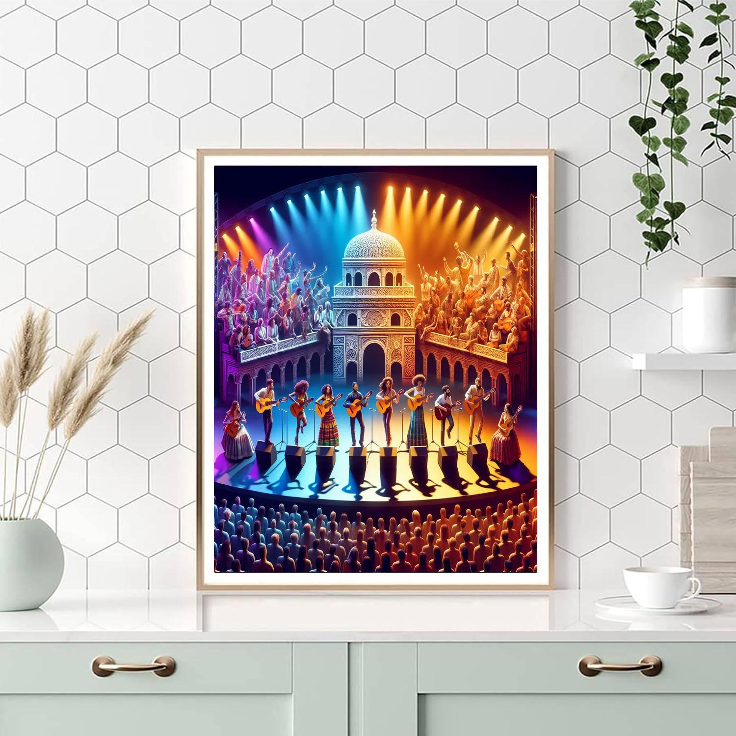 Festival Internacional De La Guitarra Number Painting