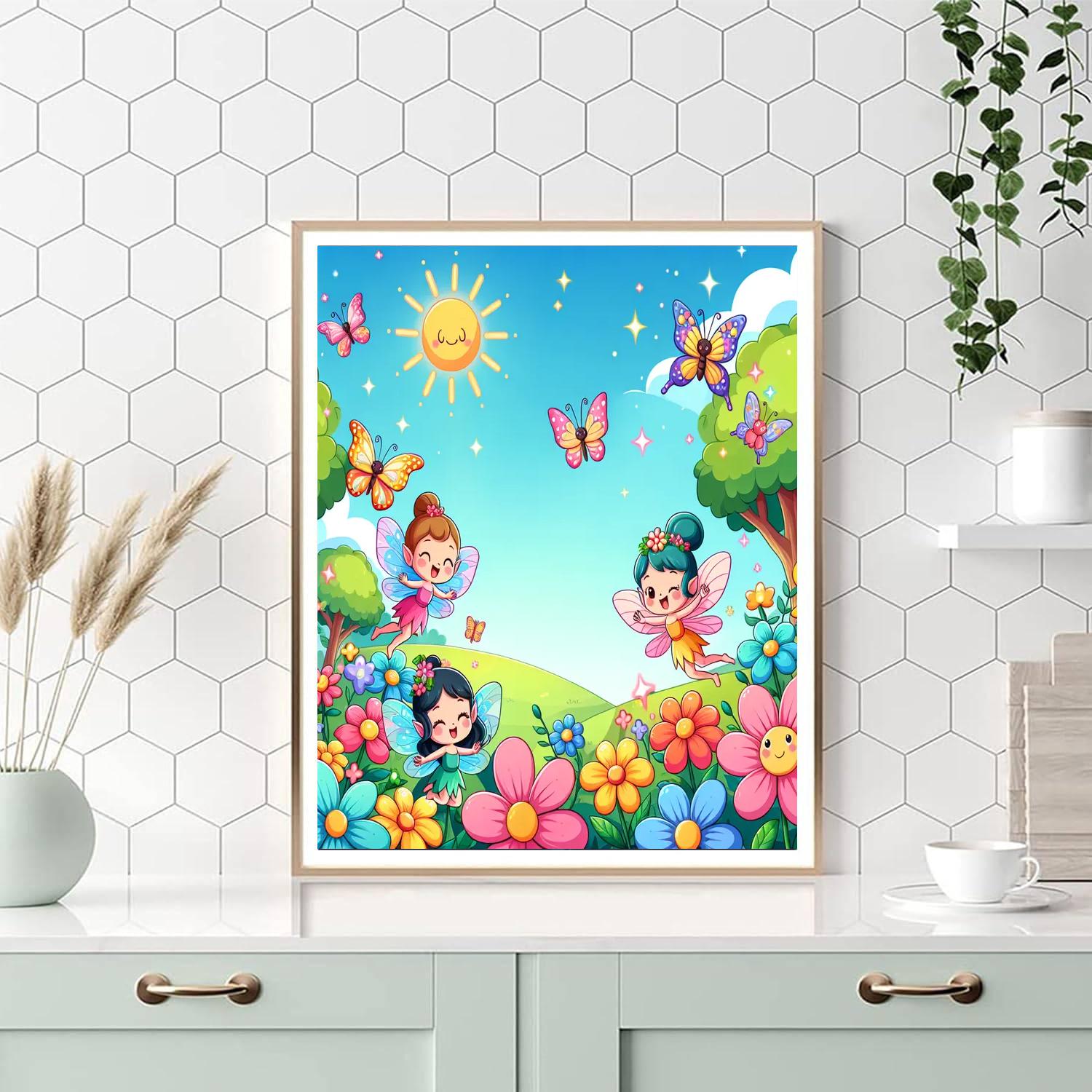 Frolicking In Fairyland Paint By Number