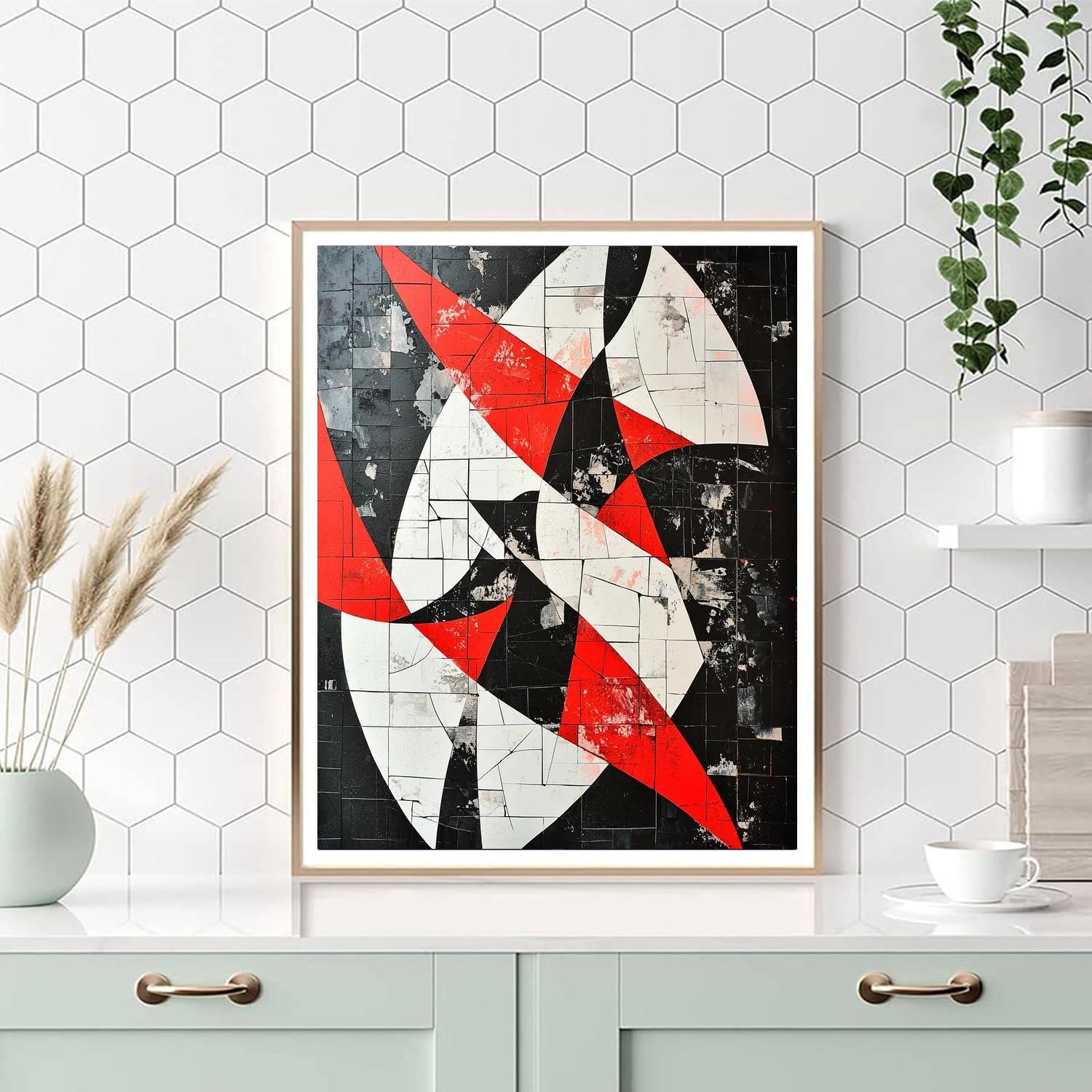 Banksy Inspired Shattered Illusions  Paint By Number