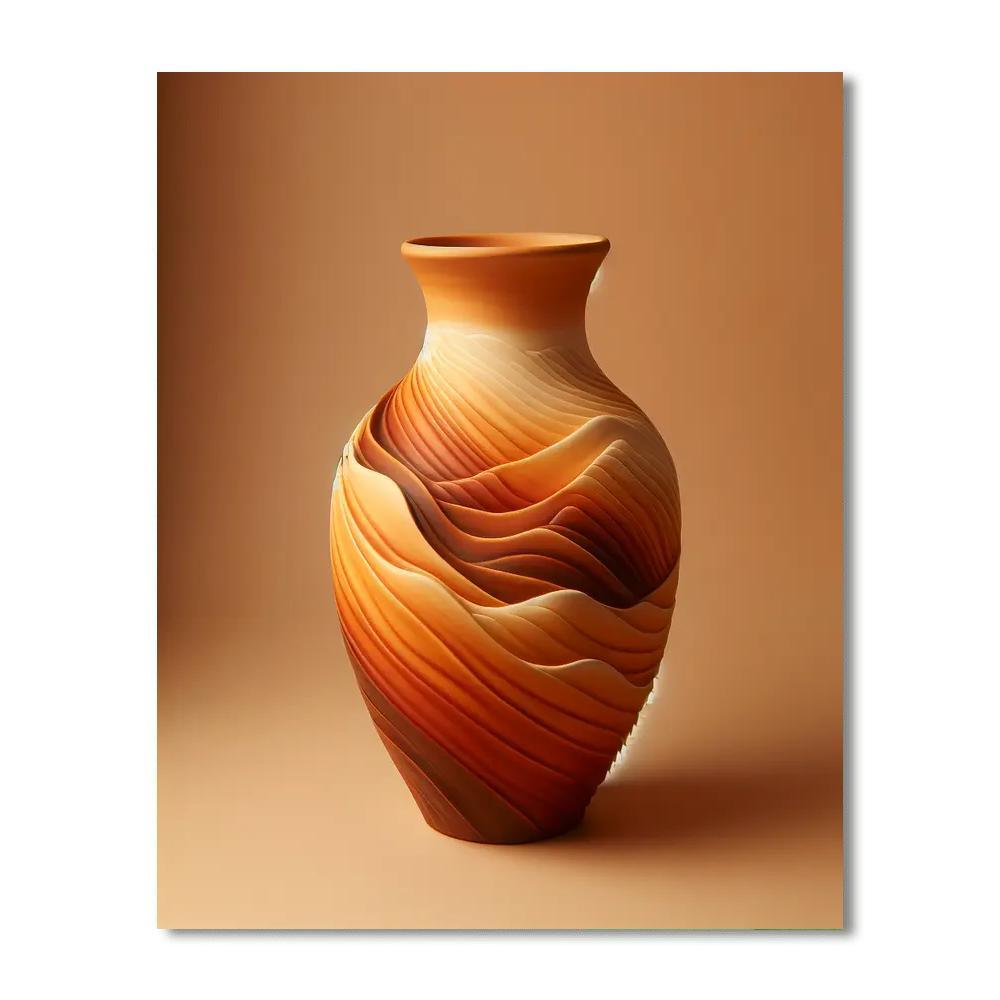 Desert Mirage Vase Paint By Numbers