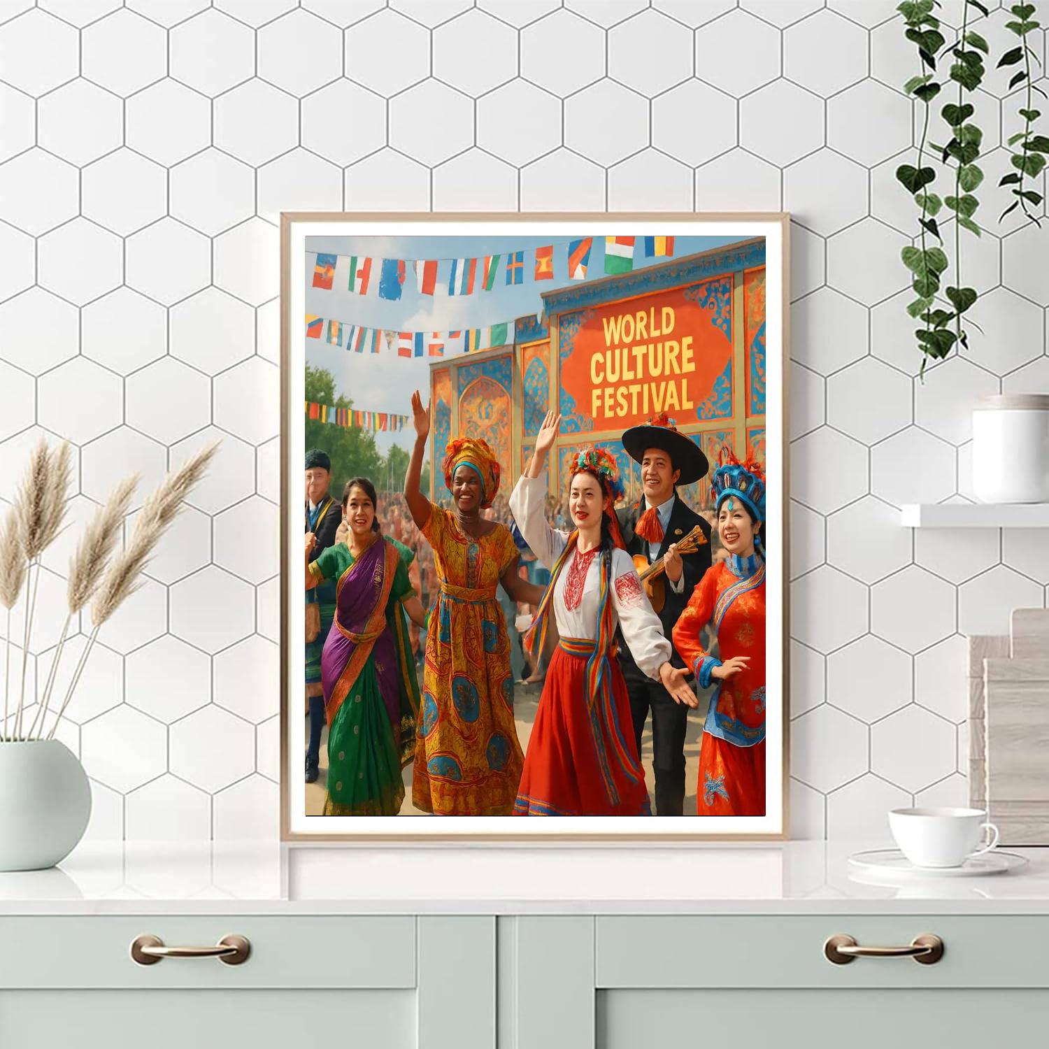 World Culture Festival Numbered Painting Kits