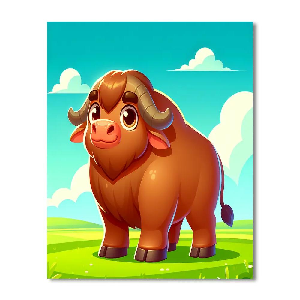 Bold Buffalo Paint By Number