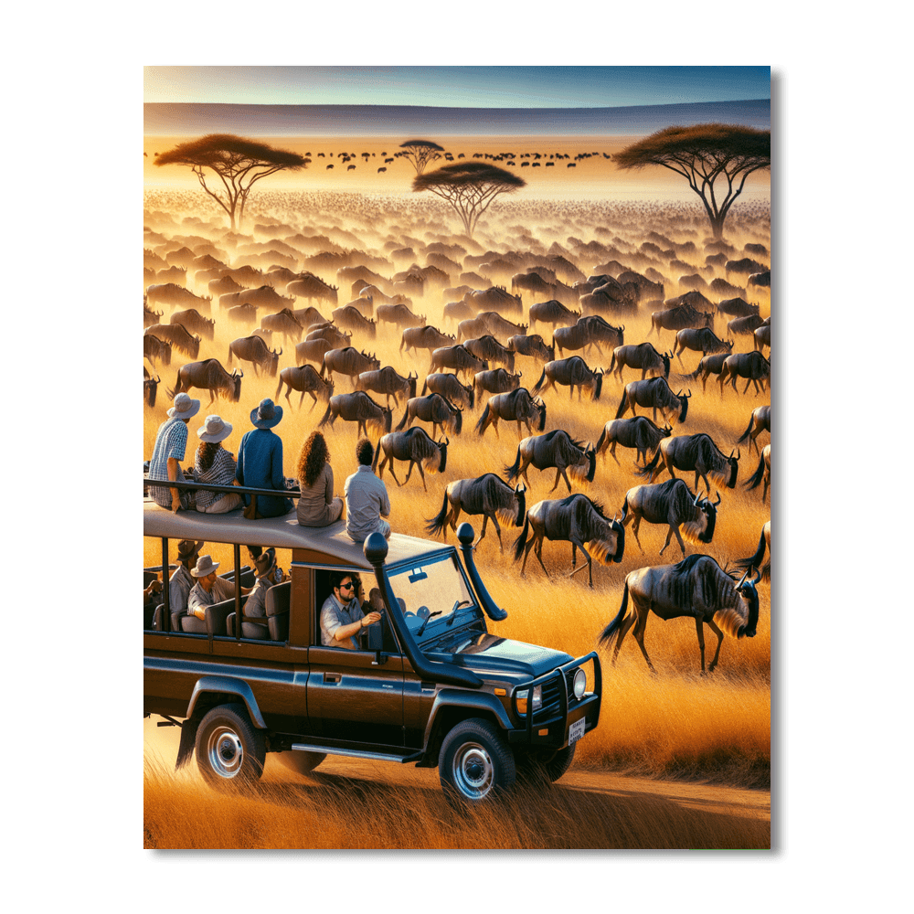 The Great Migration Festival - Tanzania Paint By Color