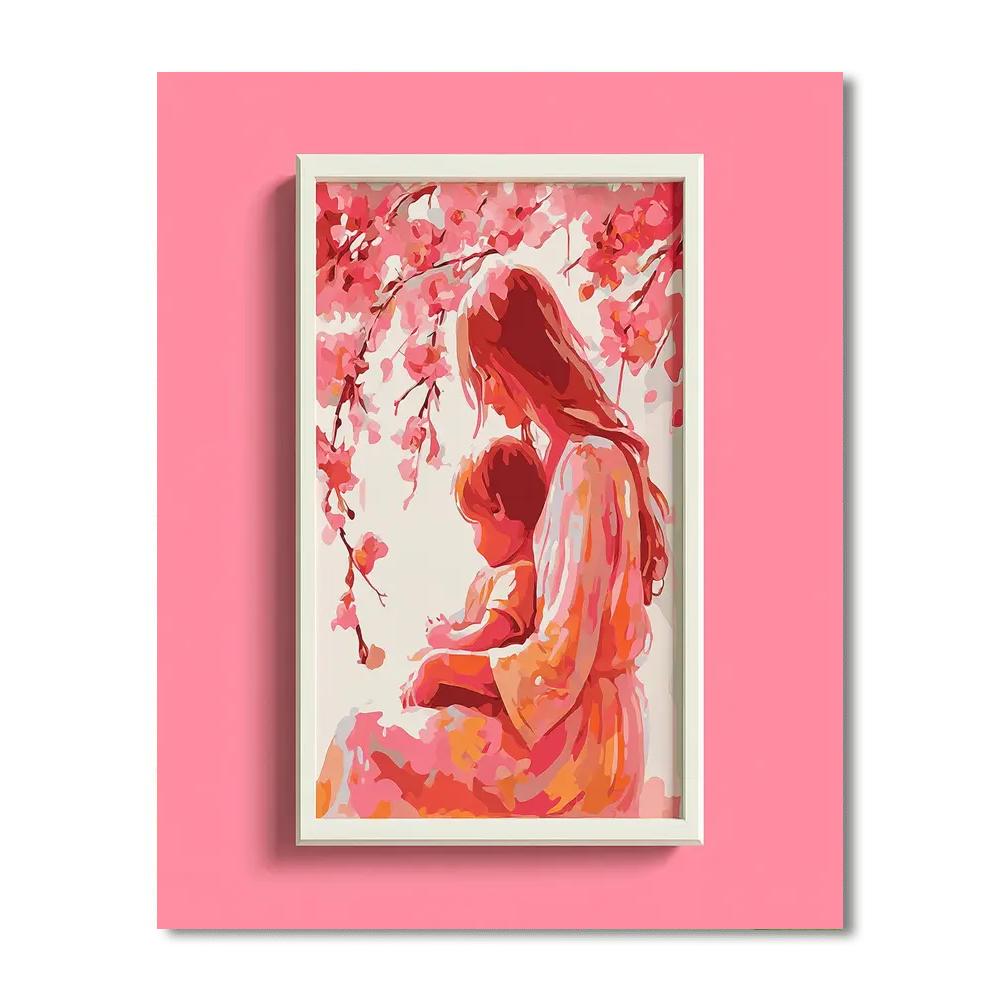 Mommy’s Sweet Embrace DIY Paint By Numbers