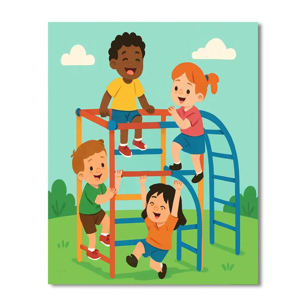 Jungle Gym Adventures Paint By Number