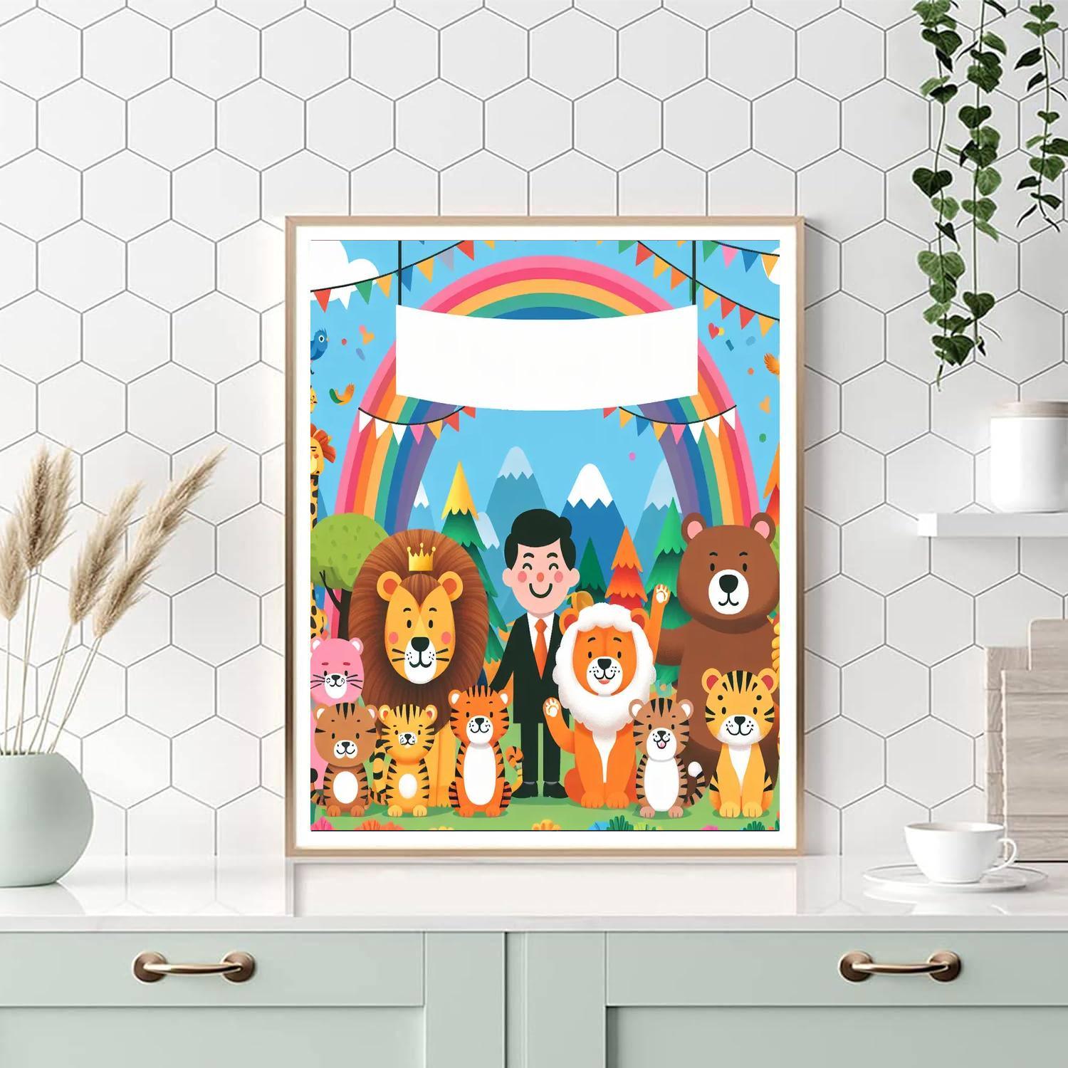 Animal Kingdom Party Paint By Color