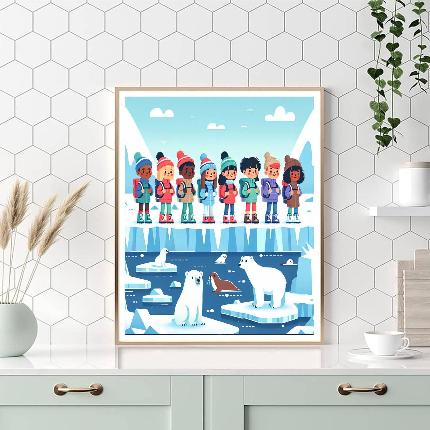Arctic Exploration Adventure Paint By Color