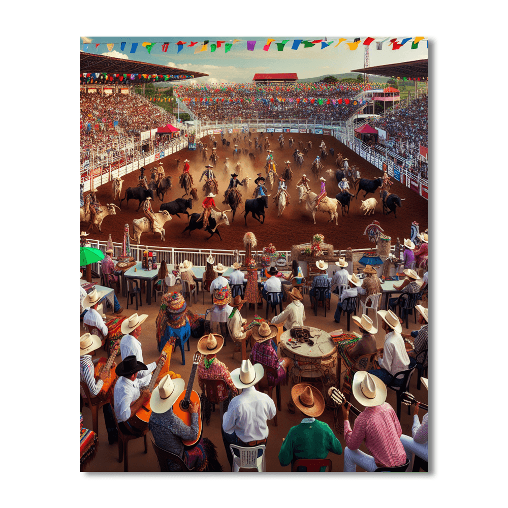 Festa Do Peão De Barretos - Brazil DIY Paint By Numbers