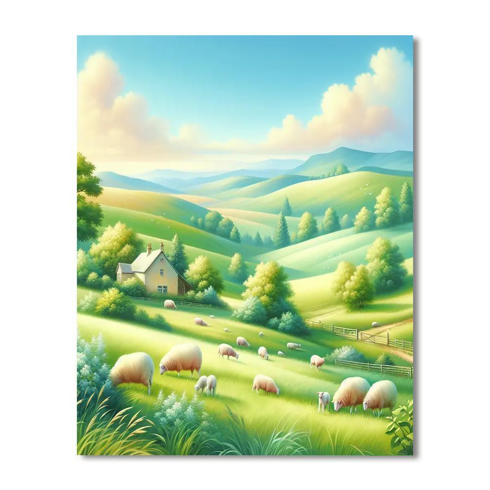 Rural Farmhouse Charm Numbered Painting Kits