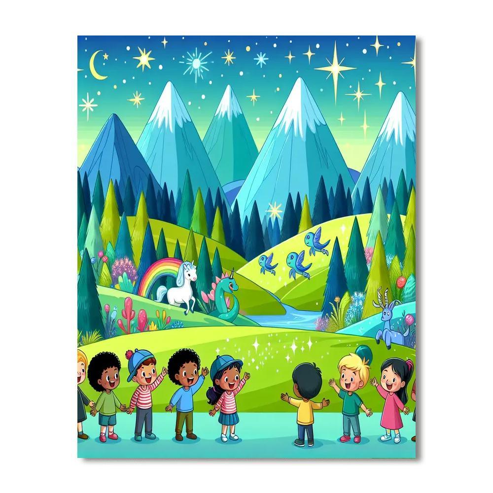 Mythical Creature Discovery Paint By Numbers