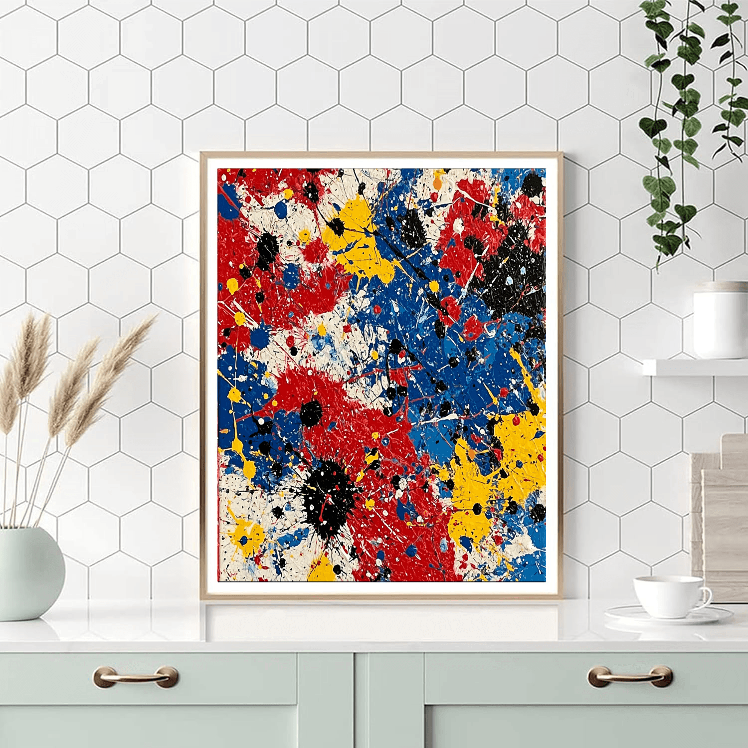 Jackson Pollock Inspired Abstract Expressions  Paint By Numbers Art