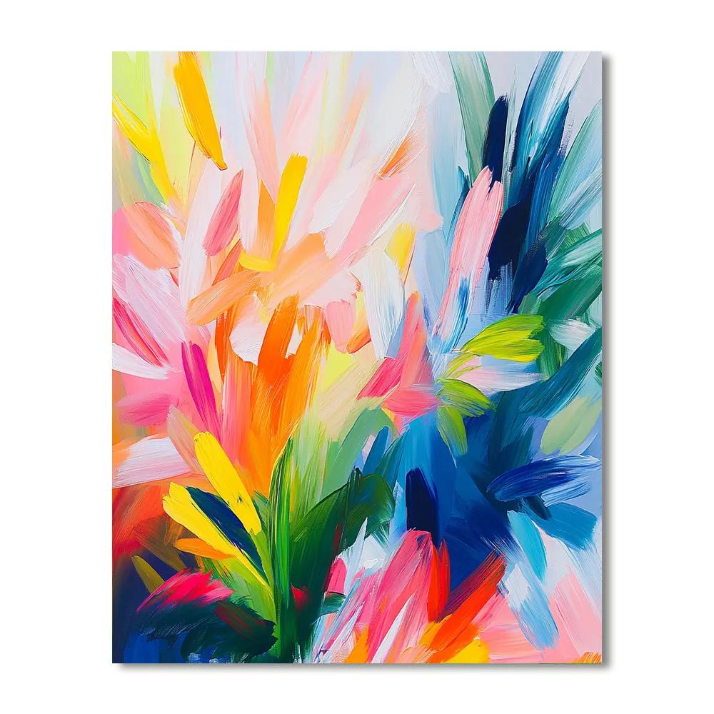 Paul Cézanne Inspired Spectral Lightplay  Paint By Numbers Art