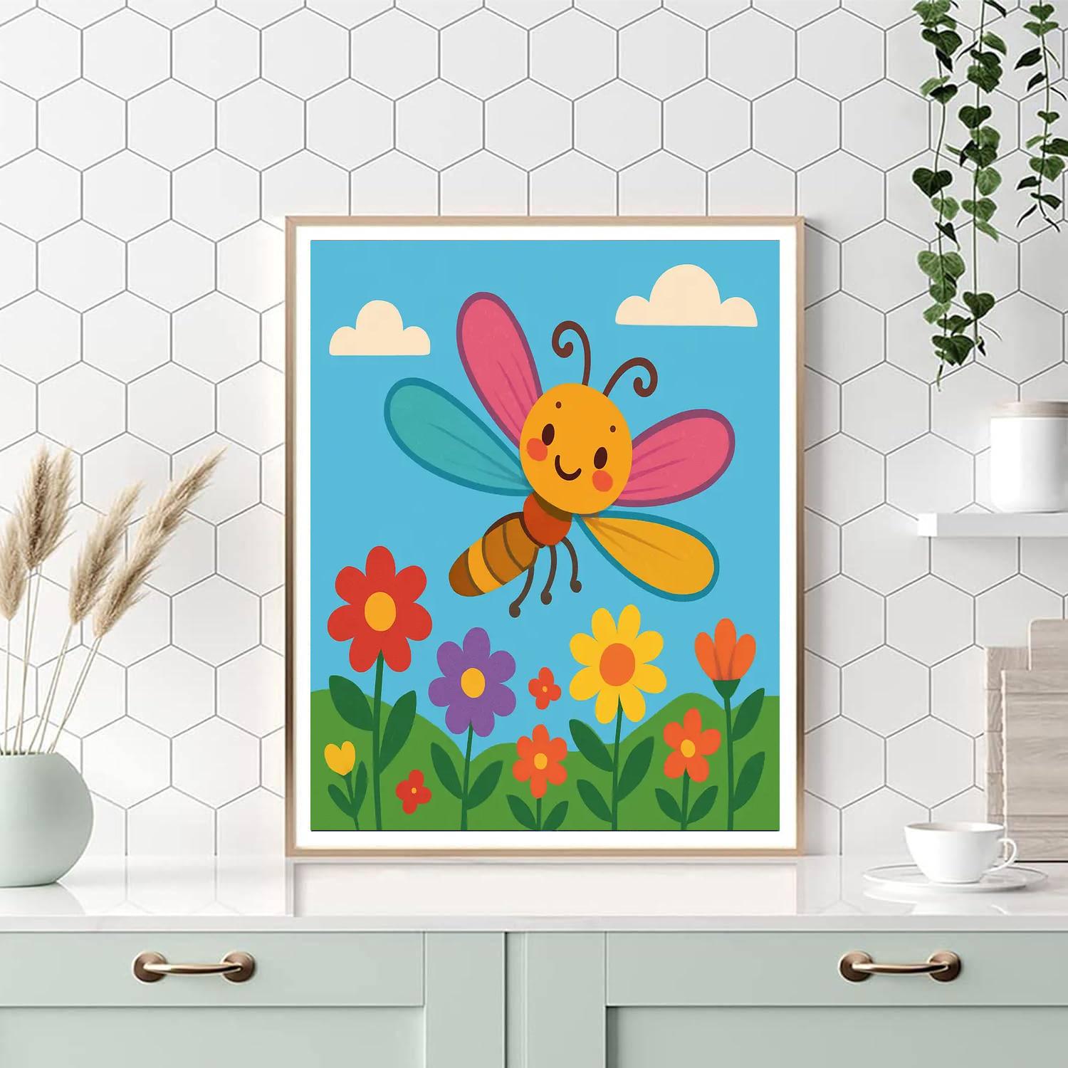Fantastic Dragonfly Numbered Painting Kits