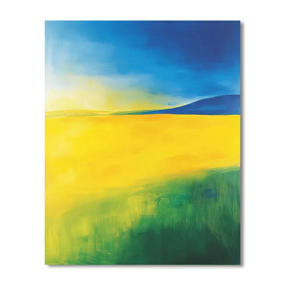 Mark Rothko Inspired Harmony Of Light  Paint By Color